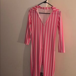 All in one pink jumper